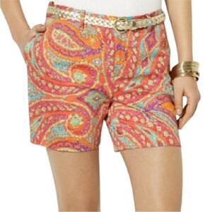 Ralph Lauren Summer Paisley 4" Shorts Size 4